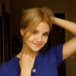 Cute blonde teen  Victoria Minina teasing in dress and high heels in “Classical Gas” by Zishy_685a8fd7342f8.jpeg